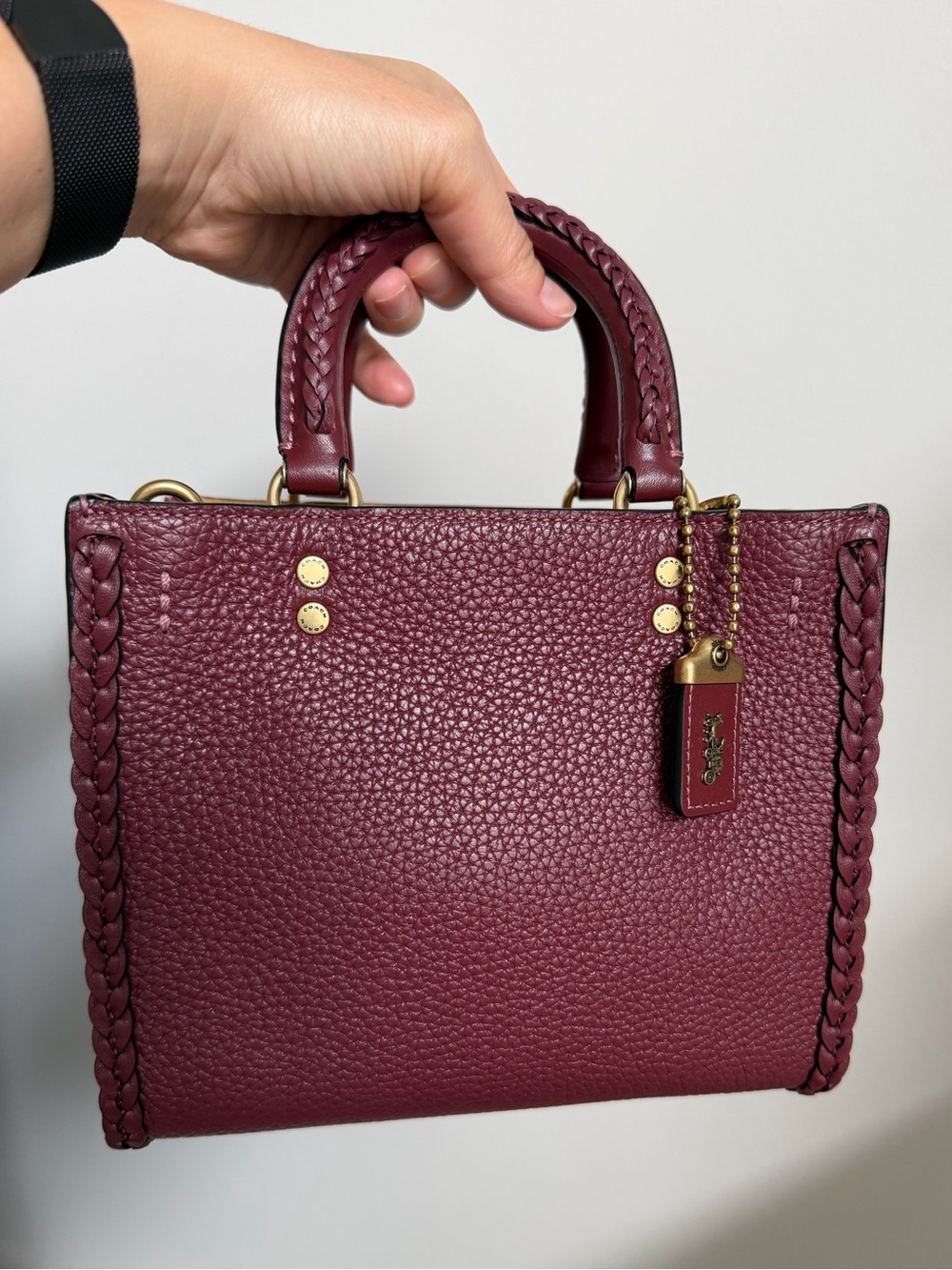 Coach Rogue 20 with Braid in Wine